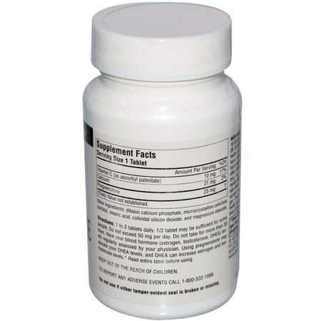 Source Naturals, Pregnenolone, 25 mg, 120 Tablets:الذاكرة ,المعرفية