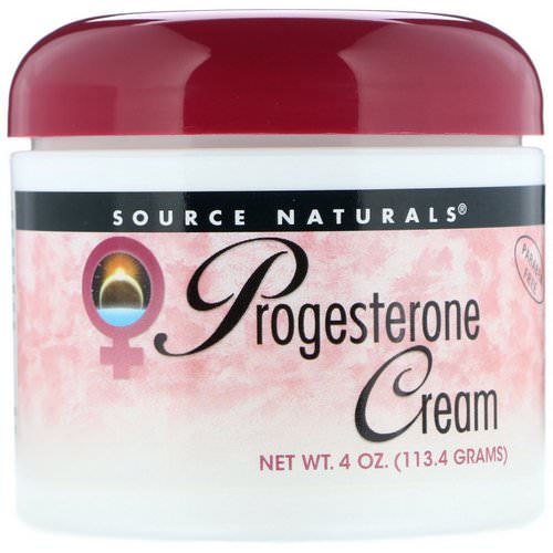 Source Naturals, Progesterone Cream, 4 oz (113.4 g) فوائد