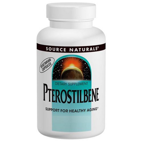Source Naturals, Pterostilbene, 50 mg, 120 Capsules فوائد
