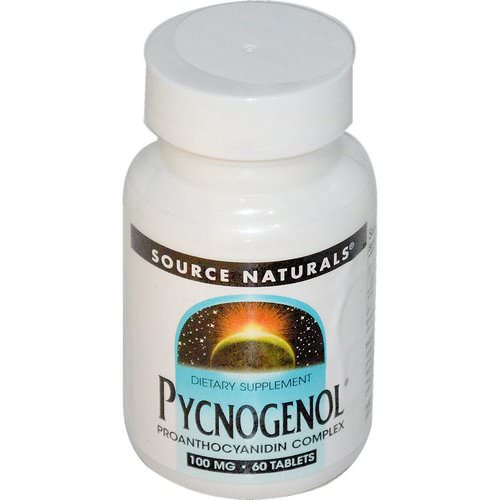 Source Naturals, Pycnogenol, 100 mg, 60 Tablets فوائد