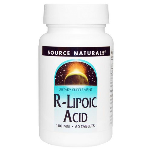 Source Naturals, R-Lipoic Acid, 100 mg, 60 Tablets فوائد