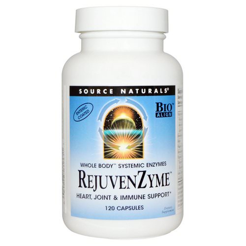 Source Naturals, RejuvenZyme, 120 Capsules فوائد