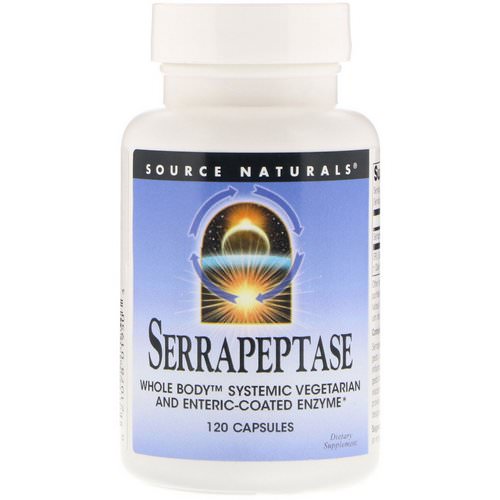 Source Naturals, Serrapeptase, 120 Capsules فوائد