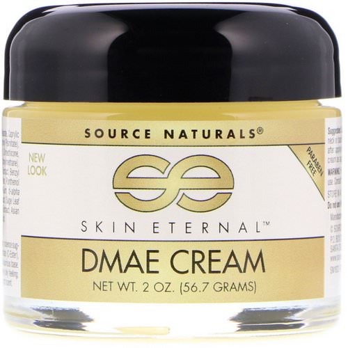 Source Naturals, Skin Eternal DMAE Cream, 2 oz (56.7 g) فوائد