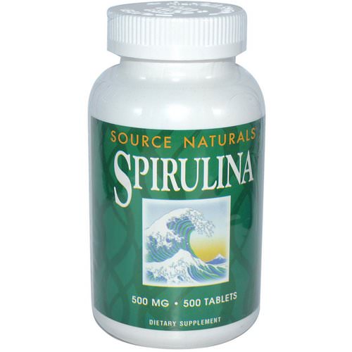 Source Naturals, Spirulina, 500 mg, 500 Tablets فوائد