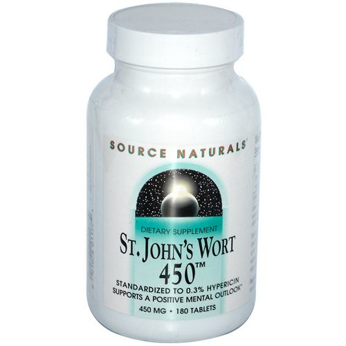 Source Naturals, St. John's Wort 450, 450 mg, 180 Tablets فوائد