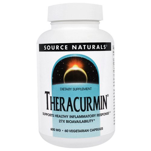 Source Naturals, Theracurmin, 600 mg, 60 Veggie Caps فوائد