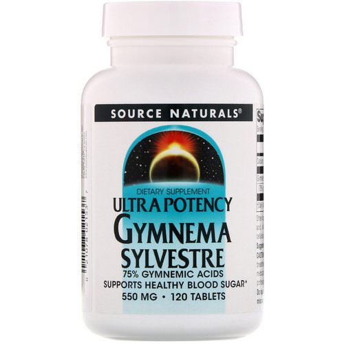 Source Naturals, Ultra Potency Gymnema Sylvestre, 550 mg, 120 Tablets فوائد