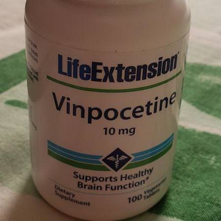 Source Naturals, Vinpocetine, 10 mg, 120 Tablets:الذاكرة, المعرفية