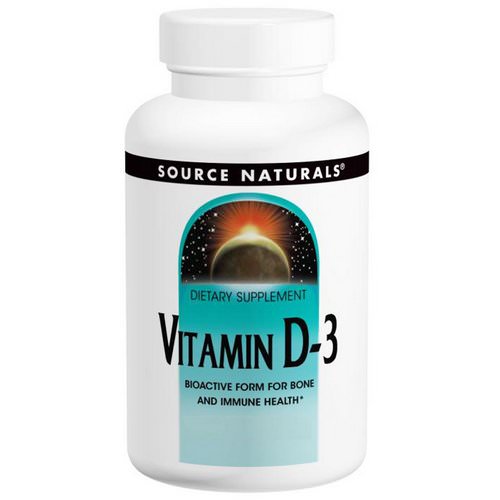 Source Naturals, Vitamin D-3, 5,000 IU, 120 Capsules فوائد