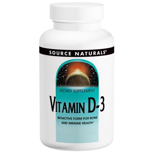 Source Naturals, Vitamin D-3, 5,000 IU, 240 Capsules فوائد