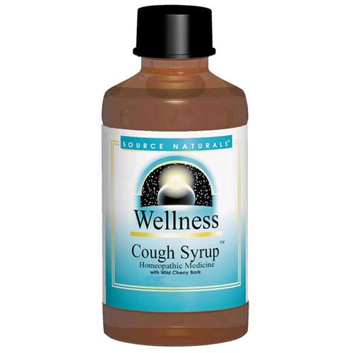 Source Naturals, Wellness, Cough Syrup, 8 fl oz (236 ml) فوائد