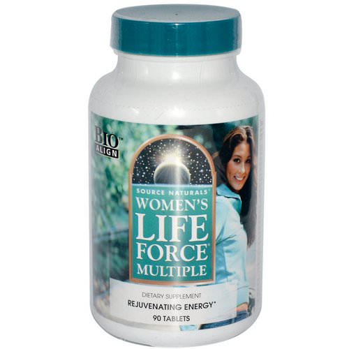 Source Naturals, Women's Life Force Multiple, 90 Tablets فوائد