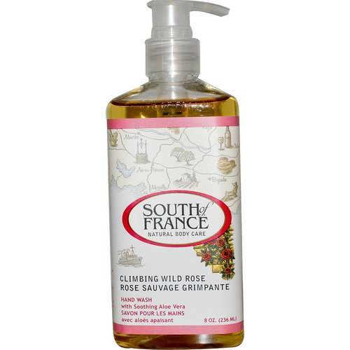 South of France, Climbing Wild Rose, Hand Wash with Soothing Aloe Vera, 8 oz (236 ml) فوائد