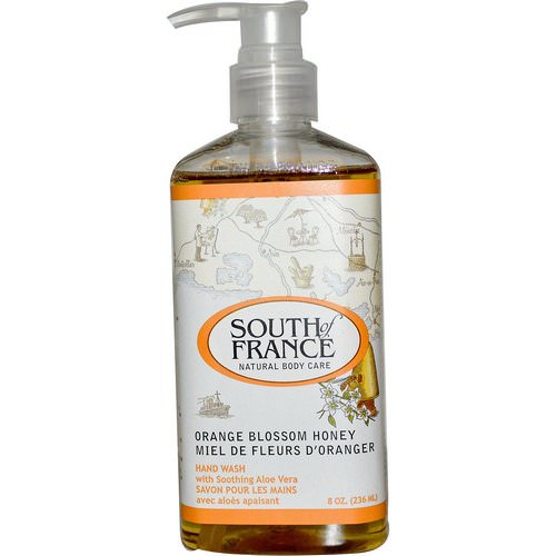 South of France, Orange Blossom Honey, Hand Wash with Soothing Aloe Vera, 8 oz (236 ml) فوائد