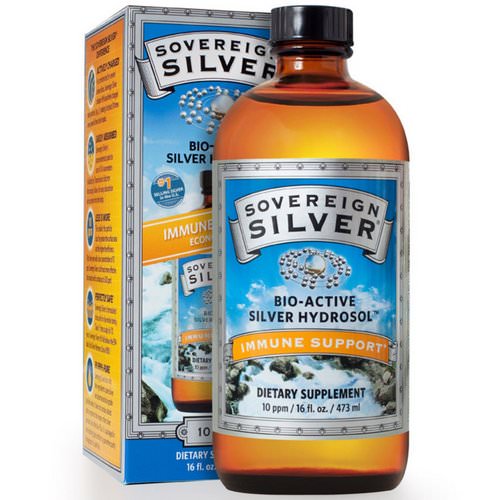 Sovereign Silver, Bio-Active Silver Hydrosol, 10 PPM, 16 fl oz (473 ml) فوائد