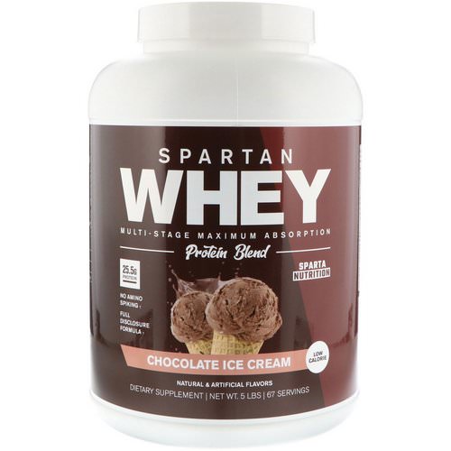 Sparta Nutrition, Spartan Whey, Chocolate Ice Cream, 5 lbs فوائد