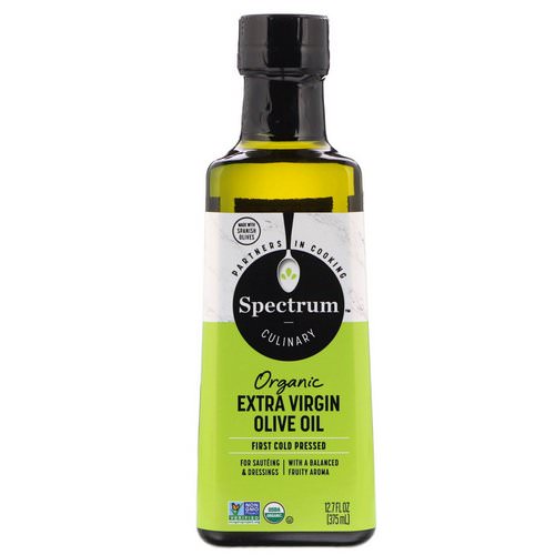 Spectrum Culinary, Organic Extra Virgin Olive Oil, 12.7 fl oz (375 ml) فوائد