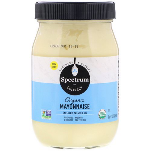 Spectrum Culinary, Organic Mayonnaise, 16 fl oz (473 ml) فوائد
