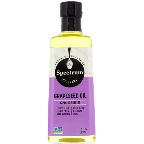 Spectrum Culinary, Grapeseed Oil, 16 fl oz (473 ml) فوائد