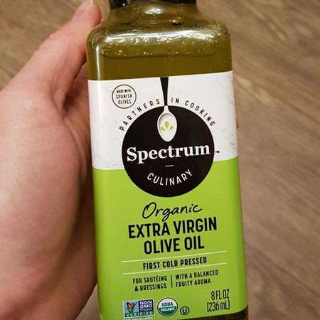 Spectrum Culinary, Organic Extra Virgin Olive Oil, 8 fl oz (236 ml)