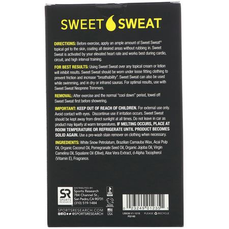 Sports Research, Sweet Sweat Workout Enhancer, 20 Travel Packets, 0.53 oz (15 g) Each:مُحسّن التمرينات الرياضية