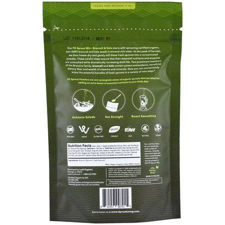 Sprout Living, FD Sprout Mix, Broccoli & Kale, 4 oz (113 g):الخضر, البر,كلي