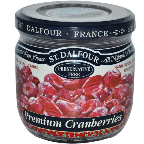 St. Dalfour, Super Plump Premium Cranberries, 7 oz (200 g) فوائد