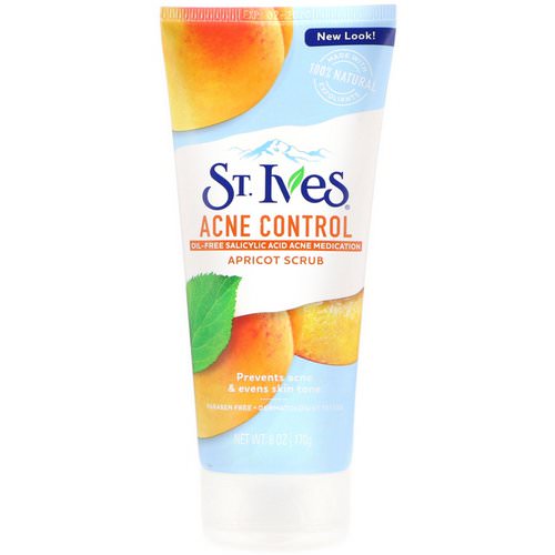 St. Ives, Apricot Scrub, Acne Control, 6 oz (170 g) فوائد