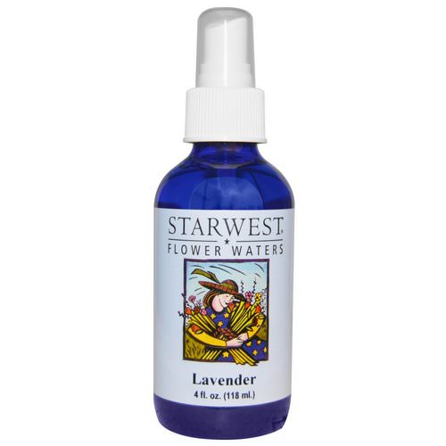 Starwest Botanicals, Flower Waters, Lavender, 4 fl oz (118 ml) فوائد