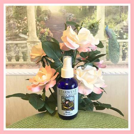 Starwest Botanicals Rose Oil Flower Formulas - الزهرة, المعالجة المثلية, الأعشاب, زيت ال,رد
