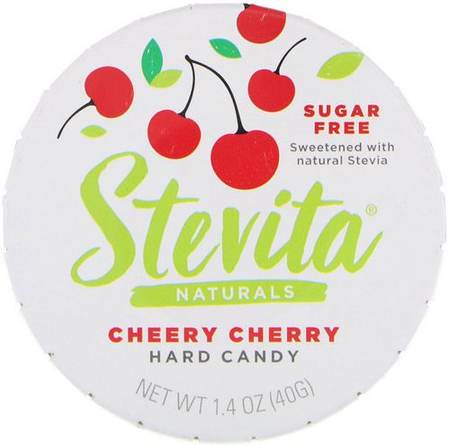 Stevita, Naturals, Sugar Free Hard Candy, Cheery Cherry, 1.4 oz (40 g) فوائد