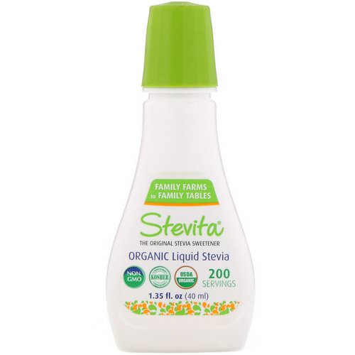 Stevita, Organic Liquid Stevia, 1.35 fl oz (40 ml) فوائد