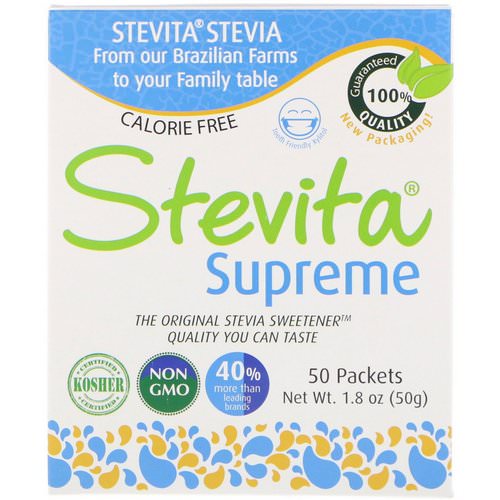 Stevita, Supreme, 50 Packets, 1.8 oz (50 g) فوائد