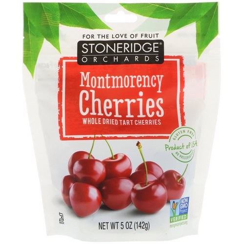 Stoneridge Orchards, Montmorency Cherries, Whole Dried Tart Cherries, 5 oz (142 g) فوائد
