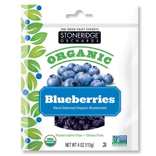 Stoneridge Orchards, Organic Blueberries, 4 oz (113 g) فوائد