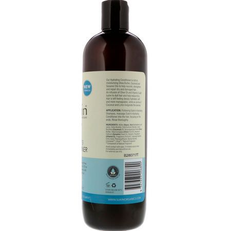 Sukin, Hydrating Conditioner, Dry and Damaged Hair, 16.9 fl oz (500 ml):بلسم, العناية بالشعر