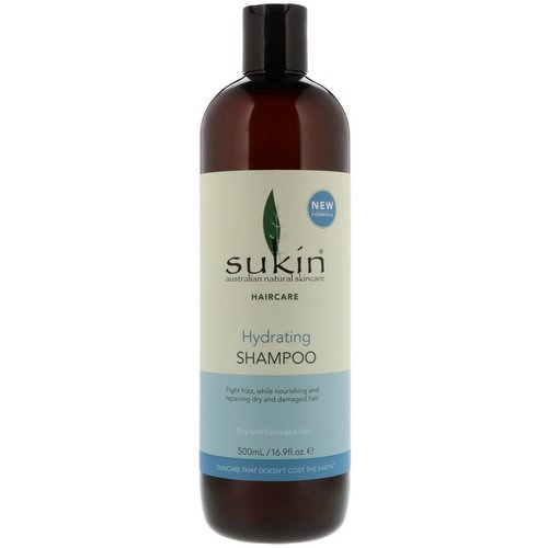 Sukin, Hydrating Shampoo, Dry and Damaged Hair, 16.9 fl oz (500 ml) فوائد