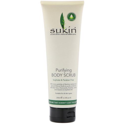 Sukin, Purifying Body Scrub, 6.76 fl oz (200 ml) فوائد