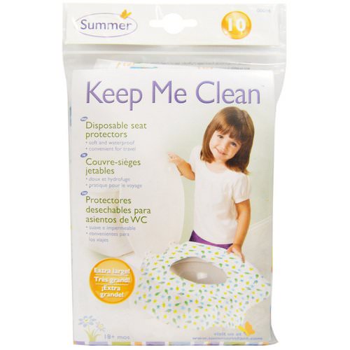 Summer Infant, Keep Me Clean, Disposable Seat Protectors, 10 Seat Protectors فوائد