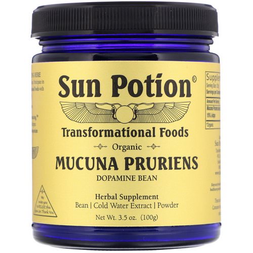 Sun Potion, Organic Mucuna Pruriens Powder, 3.5 oz (100 g) فوائد