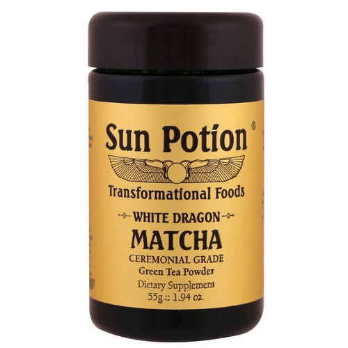Sun Potion, White Dragon Matcha, Ceremonial Grade Green Tea Powder, 1.94 oz (55 g) فوائد