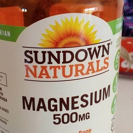 Sundown Naturals Magnesium - المغنيسي,م ,المعادن ,المكملات الغذائية