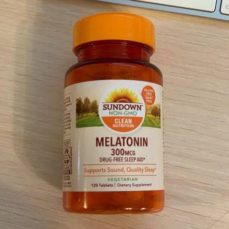 Sundown Naturals Melatonin - الميلات,نين, الن,م, المكملات الغذائية
