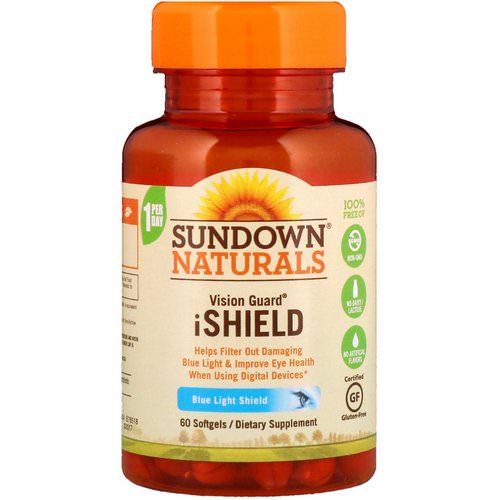Sundown Naturals, Vision Guard iShield, 60 Softgels فوائد