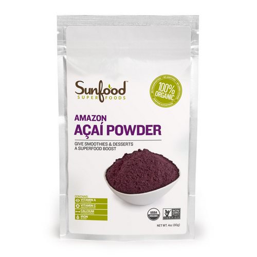 Sunfood, Amazon Acai Powder, 4 oz (113 g) فوائد