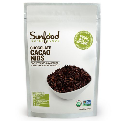 Sunfood, Chocolate Cacao Nibs, 8 oz (227 g) فوائد