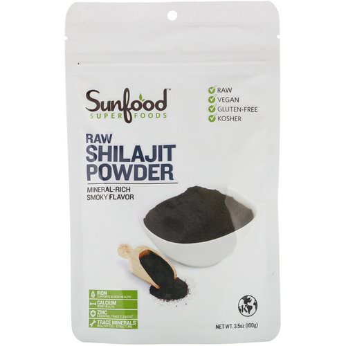 Sunfood, RAW Shilajit Powder, 3.5 oz (100 g) فوائد