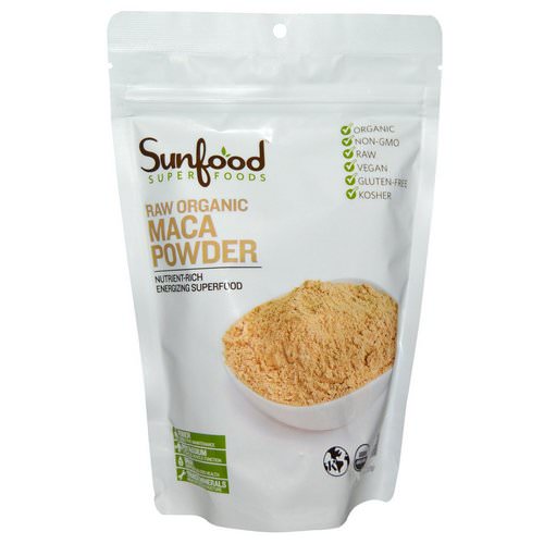 Sunfood, Raw Organic Maca Powder, 8 oz (227 g) فوائد