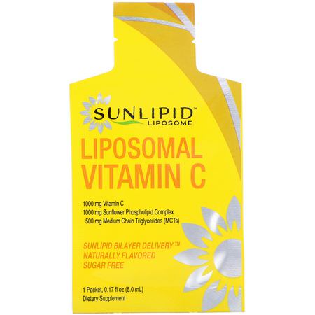 Sunlipid Liposomal Vitamin C Cold Cough Flu - الأنفل,نزا ,السعال ,البرد ,فيت,س,م فيتامين C